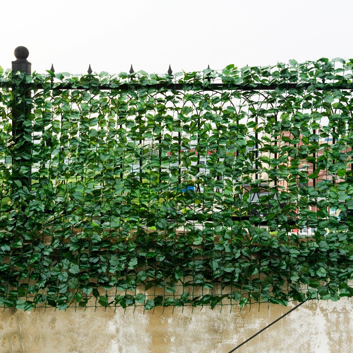 Faux Ivy Leaf Decorative Privacy Fence-59 x 95 Inch view 5