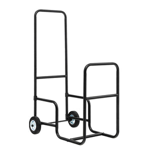Firewood Log Cart Carrier with Anti-Slip and Wear-Resistant Wheels view 4