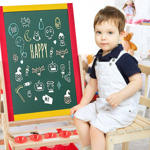 Flip-Over Double-Sided Kids Art Easel view 3