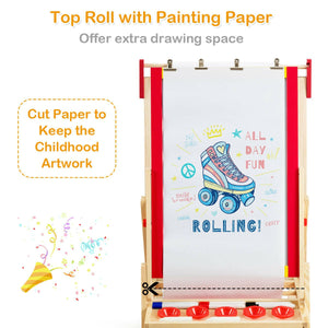 Flip-Over Double-Sided Kids Art Easel view 8