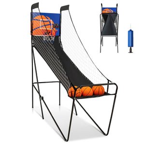 Foldable Single Shot Basketball Arcade Game with Electronic Scorer and Basketballs view 3