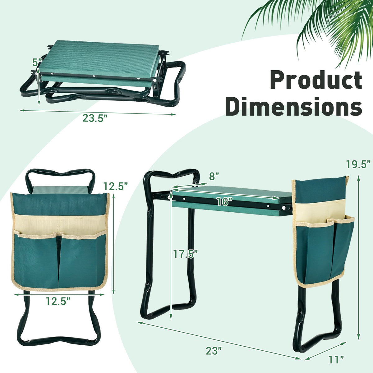 Folding Sturdy Garden Kneeler Pad and Cushion Seat view 5