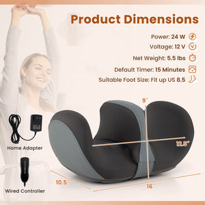Foot and Calf Massager with Heat Gift for Women Men Mom Dad-Gray view 5