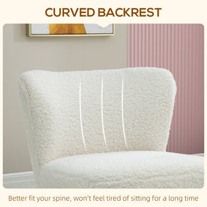 Lounge Chair for Bedroom Living Room Chair with Soft Upholstery and Gold Legs Pink – view 11