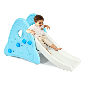 Freestanding Baby Slide Indoor First Play Climber Slide Set for Boys Girls-Blue view 6