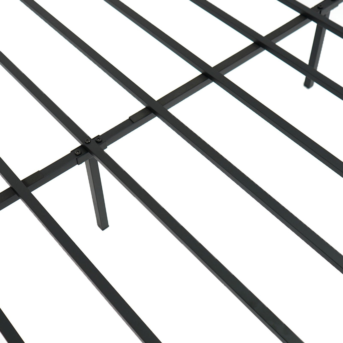 Full/Queen/King Size Metal Bed Frame Heavy Duty Support Slats Mattress Foundation-Full Size view 9