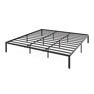 Full/Queen/King Size Metal Bed Frame Heavy Duty Support Slats Mattress Foundation-King Size