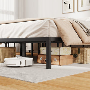 Full/Queen/King Size Metal Bed Frame Heavy Duty Support Slats Mattress Foundation-King Size view 7