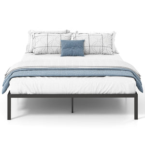 Full/Queen/King Size Metal Bed Frame Heavy Duty Support Slats Mattress Foundation-Queen Size view 4