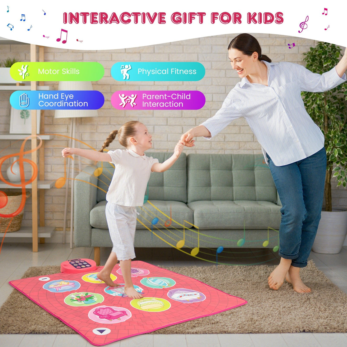Fun Dance Mat for Kids Dance Pad Game Toy view 7