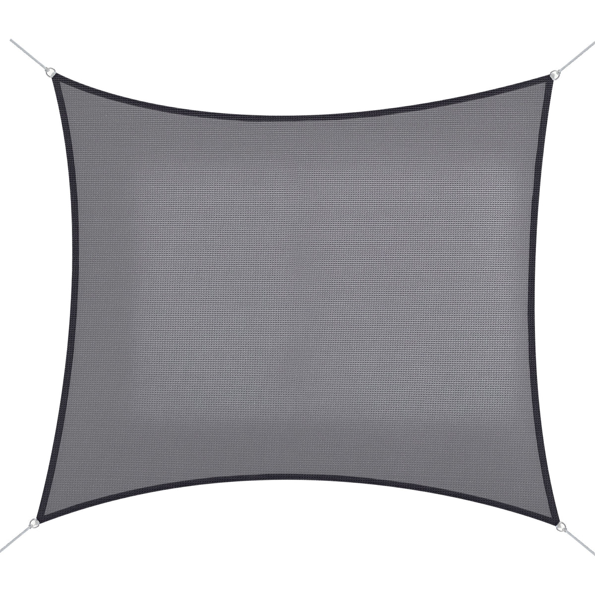 10ft x10ft Square Canopy Sun Sail Shade Garden Cover UV Protector Outdoor Patio Lawn Shelter with Carrying Bag Grey