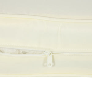 Patio Chair Cushions, Thick Deep Seat Outdoor Seat Cushion with Back Cushion, Cream White