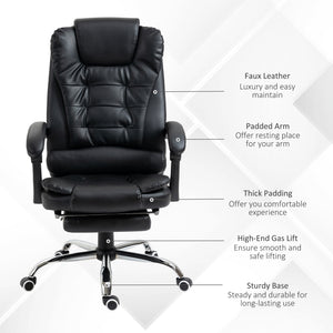 Ergonomic Office Chair with Back Support, PU leather Executive Office Chair with High Back – view 6
