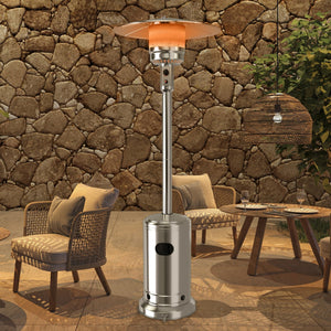 Garden Propane Standing LP Gas Steel Accessories Heater-Silver view 7
