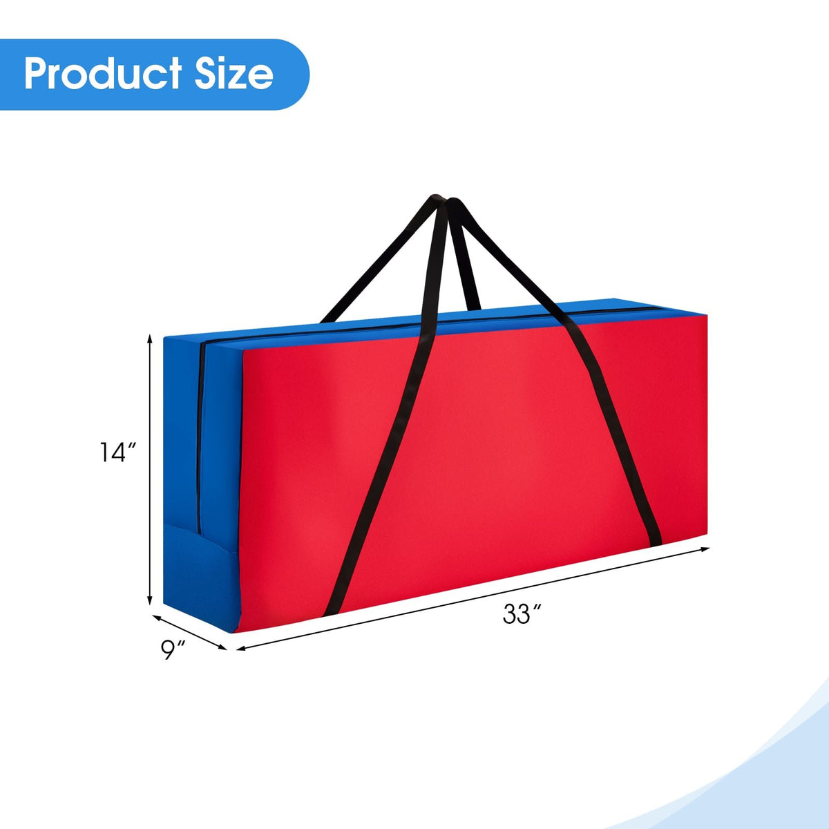 Giant 4 in A Row Storage Carrying Bag for Jumbo 4-to-Score Game Set Only Bag view 4