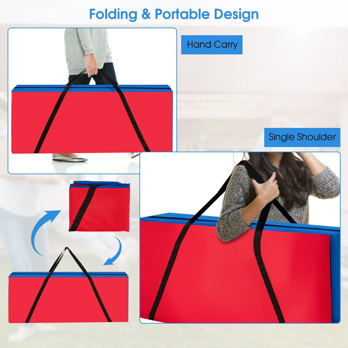 Giant 4 in A Row Storage Carrying Bag for Jumbo 4-to-Score Game Set Only Bag view 8