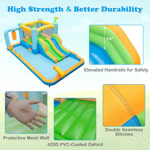 Giant Inflatable Water Slide for Kids Aged 3-10 Years (with 680W Blower) view 8