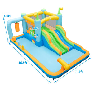 Giant Inflatable Water Slide for Kids Aged 3-10 Years (without Blower) view 4