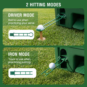 Golf Ball Dispenser 6-Club Holder & 50-Ball Capacity for Beginner Advanced Golfer view 8