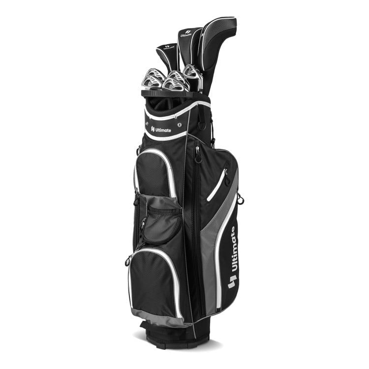 Golf Cart Bag with 14 Way Top Dividers-Gray view 4