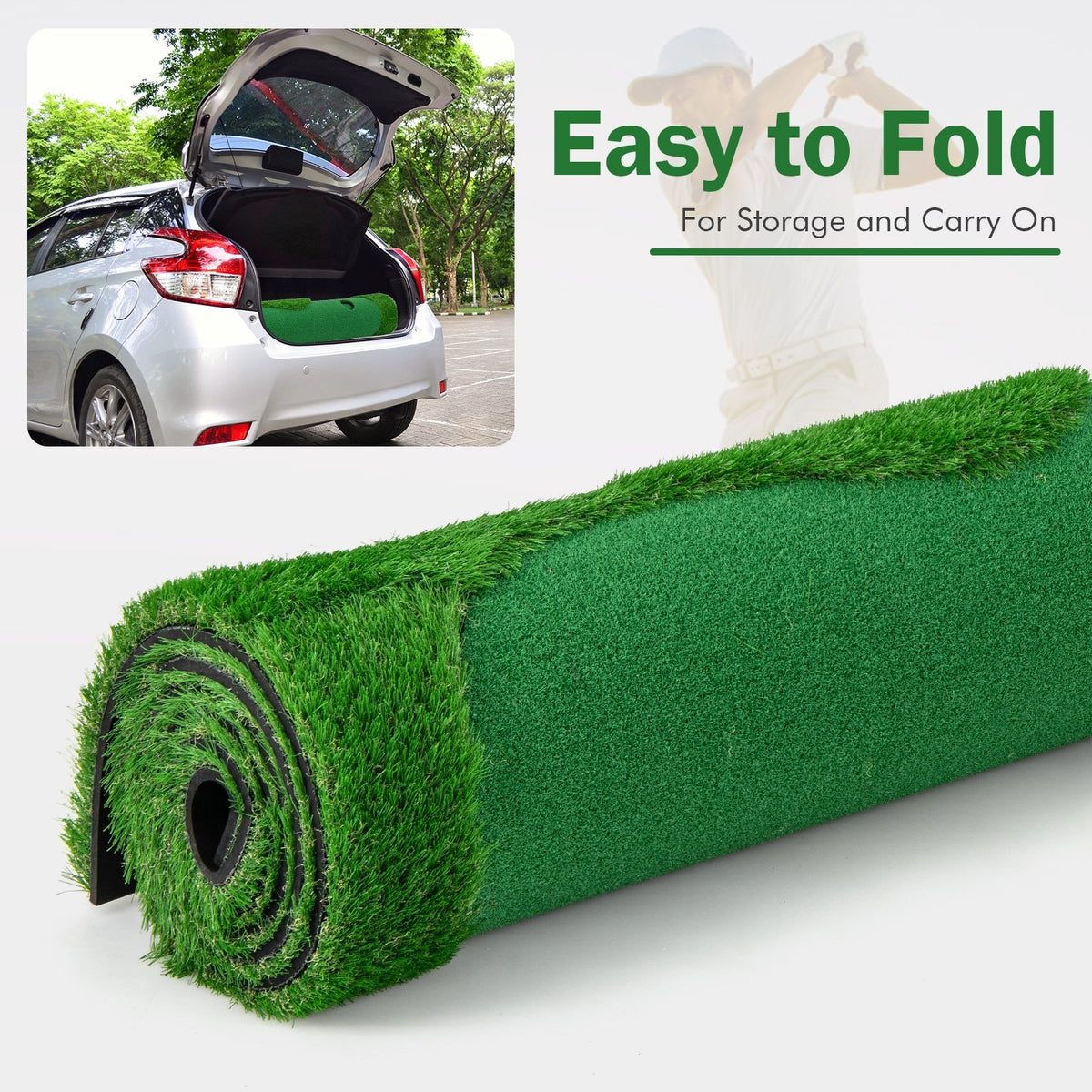 Golf Putting Green with Realistic Artificial Grass Turf-L view 7