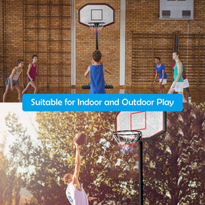 43 Inch Indoor Outdoor Height Adjustable Basketball Hoop view 7