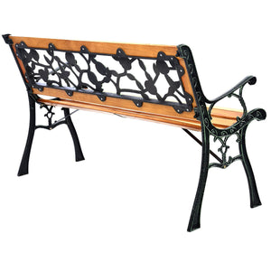 49 1/2 Inch Patio Park Garden Porch Chair Bench view 6