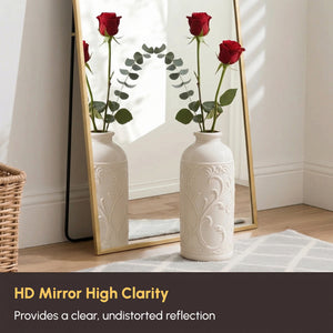 Arched Standing Mirror, 64" x 20" Full Length Mirror, Free Standing or Wall Mounted for Living Room – view 10