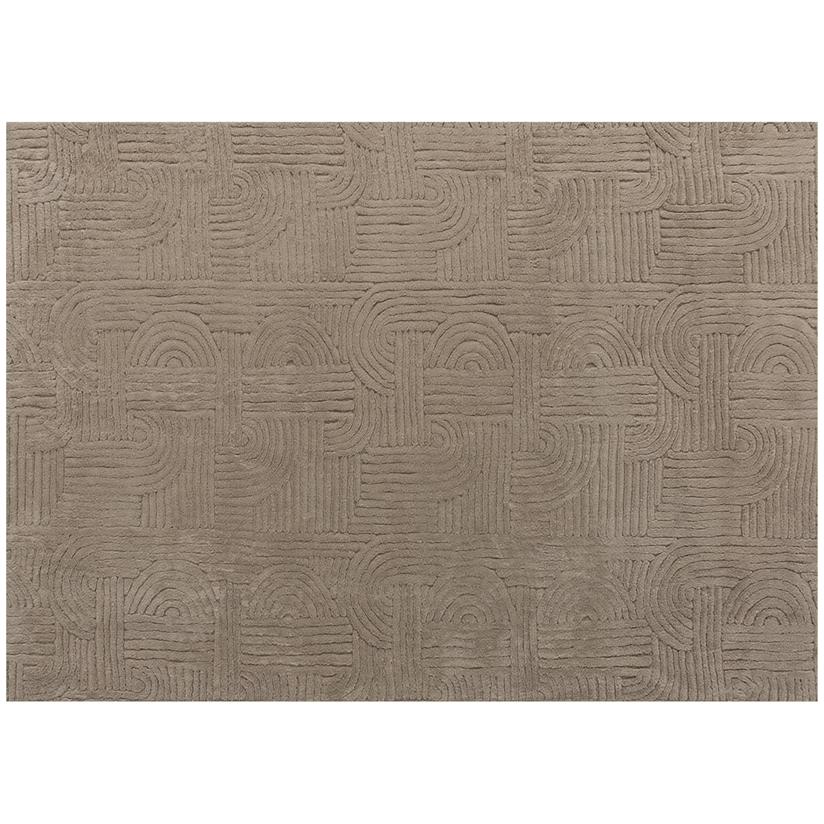 6x9 Area Rug, Luxurious Faux Fur Rug, Non-Slip Floor Carpet for Living Room, Bedroom, Dining Room, Tan – view 8