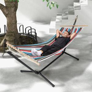 Hammock with Stand and Carrying Case-Multicolor view 3