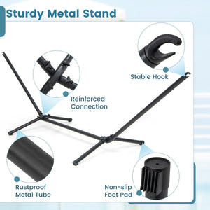 Hammock with Stand and Carrying Case-Multicolor view 9