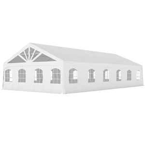 Heavy Duty Party Tent, 20' x 40' Large Sun Shade Canopy Tent for Parties, Wedding, Events, BBQ Grill, White