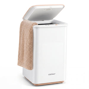 Heated Towel Warmer with 4 Heat Timer and Auto Shut Off for Oversized Towels-White view 3