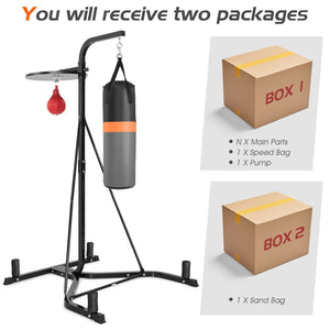 Heavy Duty Boxing Punching Stand With Heavy Bag view 9