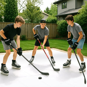 Hockey Flooring Tiles for Training Dryland Synthetic Ice Tiles Hockey Shooting Equipment view 6