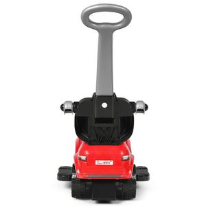 Honey Joy 3 in 1 Ride on Push Car Toddler Stroller Sliding Car with Music-Red view 4