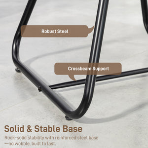 Desk Chair, Desk Chair No Wheels with Mesh Back, Lumbar Support, Metal Base for Reception, Conference