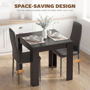 Dining Table Set for 2, Square Kitchen Table and Chairs – view 5