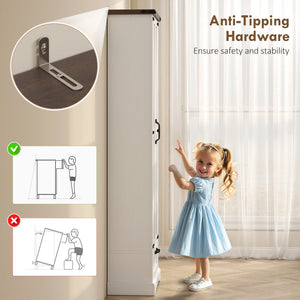 71" Pantry Cabinet, Kitchen Storage Cabinet with Adjustable Shelves, 2 Doors and Drawer for Dining Room – view 13