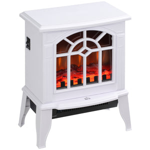 Electric Fireplace Heater, Freestanding Fireplace Stove with Realistic Flame and Overheat Protection – view 8