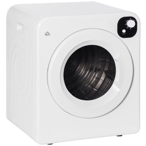  Compact Laundry Dryer Machine, 1300W, 3.22 Cu. Ft. Electric Portable Clothes Dryer with 7 Drying Modes for Apartment or Dorm, White