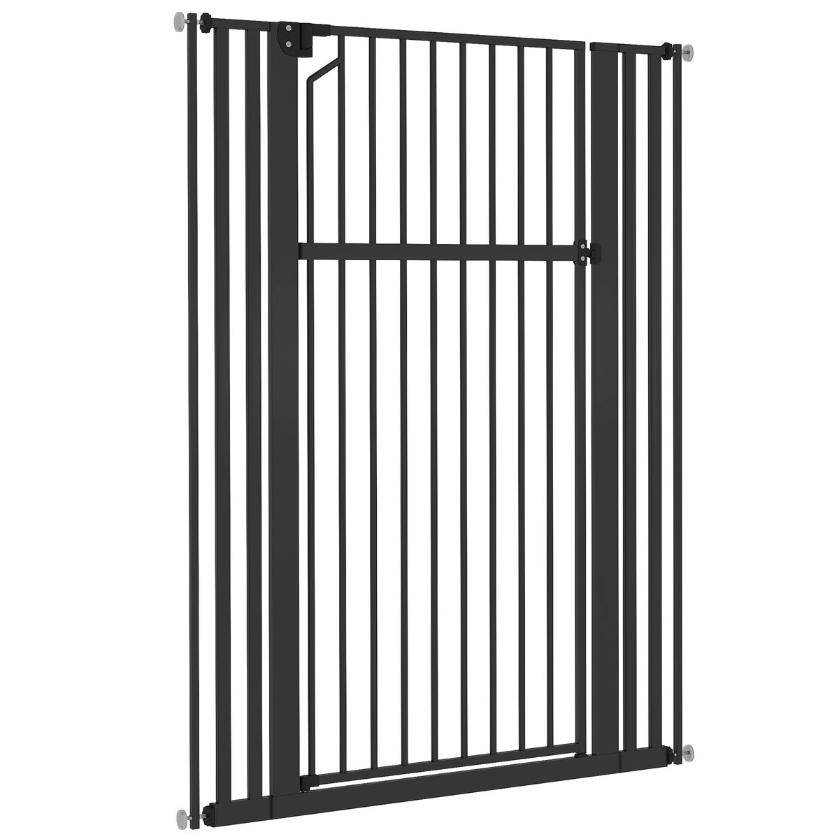  55" Extra Tall Pet Gate 30-41" Wide Adjustable Baby Gate Pressure Mounted for Doorways, Hallways, Stairs