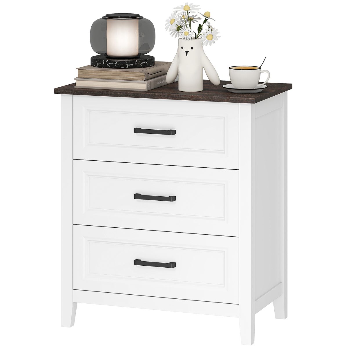  Dresser for Bedroom with 3 Drawers Storage Chest of Drawers for Living Room, Closet, Laundry, Entryway