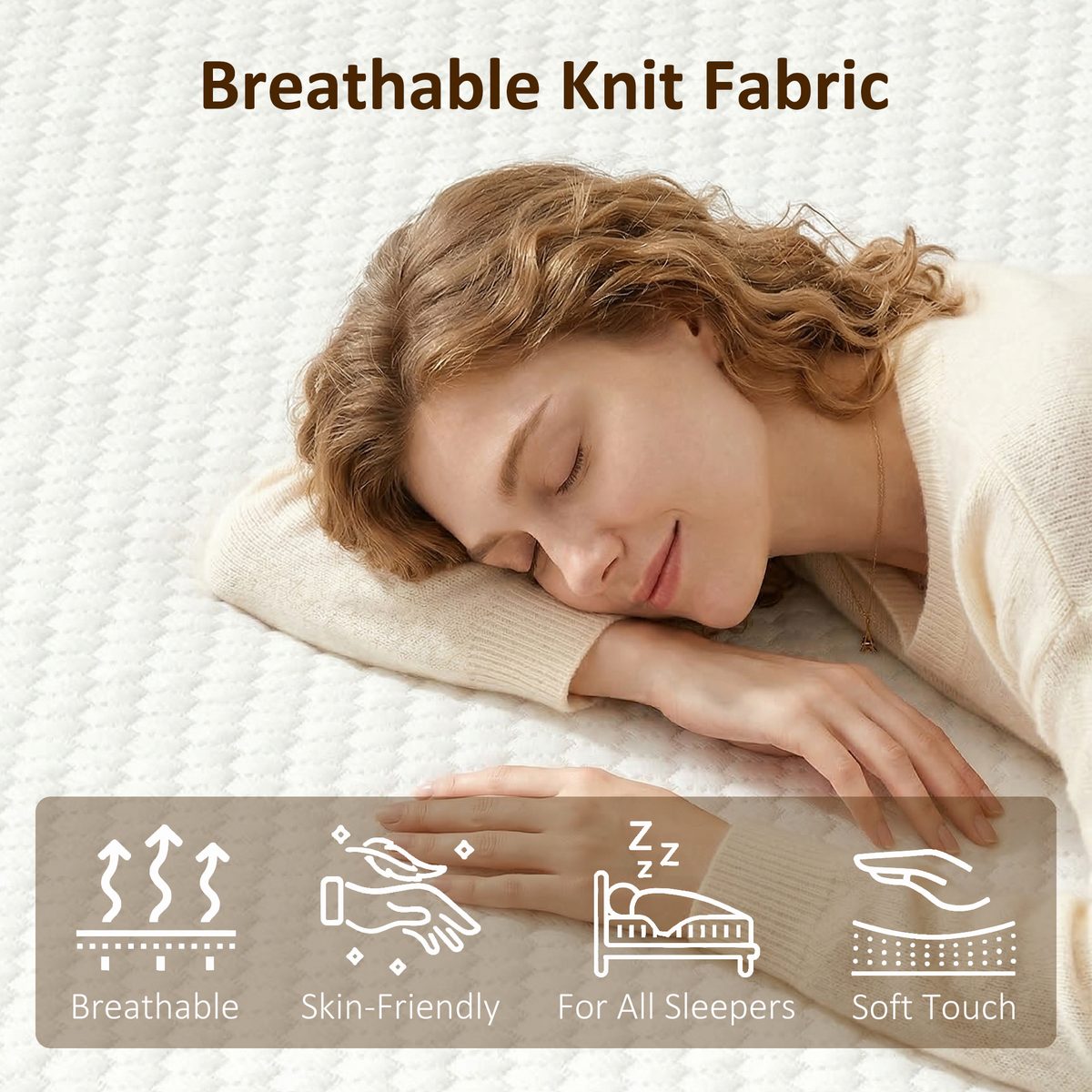  Twin Mattress 6 Inch Memory Foam Mattress in a Box, Pressure Relief & Lumbar Support, CertiPUR-US Certified, Medium Firm