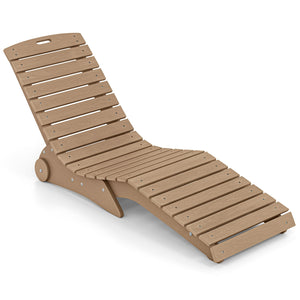 In-Pool Lounge Chair with Weighted Anti-Floating Design 450 LBS for Baja Shelf-Brown
