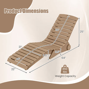 In-Pool Lounge Chair with Weighted Anti-Floating Design 450 LBS for Baja Shelf-Brown view 4