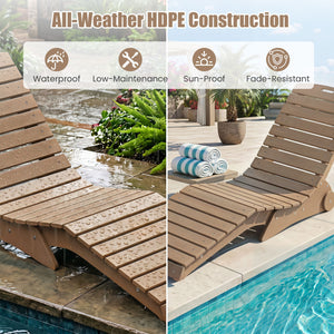 In-Pool Lounge Chair with Weighted Anti-Floating Design 450 LBS for Baja Shelf-Brown view 7