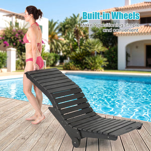 In-Pool Lounge Chair with Weighted Anti-Floating Design 450 LBS for Baja Shelf-Dark Gray view 9