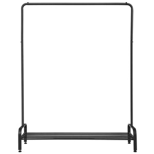 Heavy Duty Clothes Stand Rack with Top Rod and Lower Storage Shelf view 6