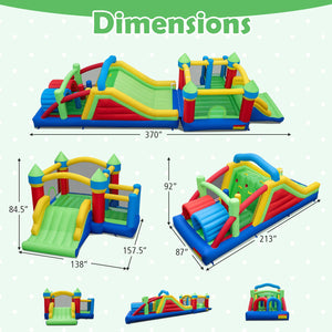 Inflatable Bounce House Blow up Jumping Bouncer with 750W Blowers view 4
